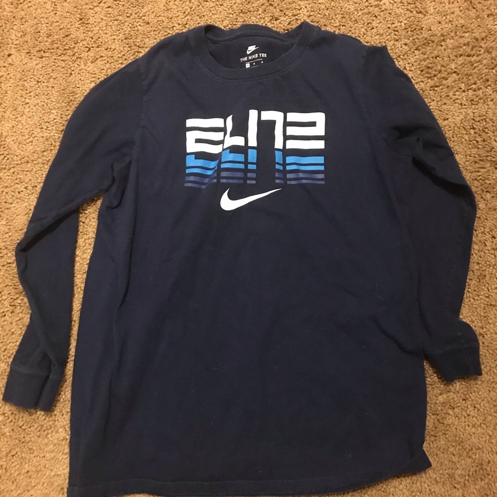 Nike elite long sleeve shirt